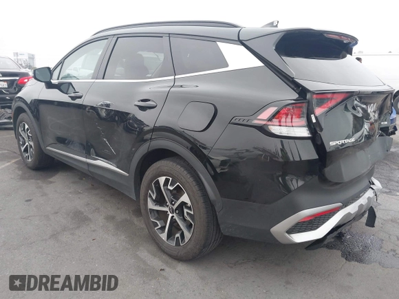 2023 Kia Sportage EX with VIN KNDPVCAG1P7043695, listed as a IAAI auction lot 42505834 with 16,192 mi miles and . Bid and sale history available at DreamBid. Image 3.