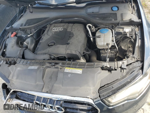 2015 Audi A6 Premium Plus with VIN WAUGFAFC4FN025898, listed as a Copart auction lot 53785675 with 100,892 mi miles and Salvage title. Bid and sale history available at DreamBid. Image 11.
