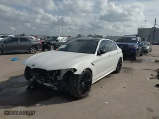 2020 BMW M5 Competition with VIN WBSJF0C08LB448907, listed as a IAAI auction lot 41433298 with 47,956 mi miles. Bid and sale history available at carsss.com. Image 20.