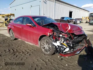 2024 Lexus ES with VIN 58ADZ1B14RU164168, listed as a Copart auction lot 42786265 with 8,627 mi miles and Salvage Title. Bid and sale history available at carsss.com. Image 4.