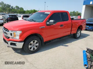 2018 Ford F-150 XL z VIN 1FTFX1EG2JKF17050, wystawiony jako Copart lot #60503135 z przebiegiem 162 831 mil mil oraz Szkoda całkowita • Salvage title. Historia ofert i sprzedaży dostępna na DreamBid. Obrazek 1.
