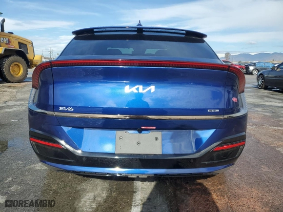 2024 Kia EV6 GT-Line with VIN KNDC4DLCXR5203055, listed as a Copart auction lot 42612495 with 1,953 mi miles and Salvage Title. Bid and sale history available at carsss.com. Image 6.