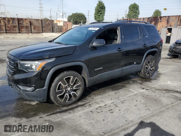 2019 GMC Acadia SLT with VIN 1GKKNMLA7KZ207784, listed as a Copart auction lot 79575884 with 46,560 mi miles and Salvage Title. Bid and sale history available at carsss.com. Image 1.