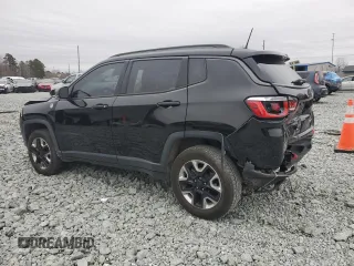 2018 Jeep Compass Trailhawk with VIN 3C4NJDDBXJT187550, listed as a Copart auction lot 44202325 with 108,579 mi miles and Salvage Title. Bid and sale history available at carsss.com. Image 2.