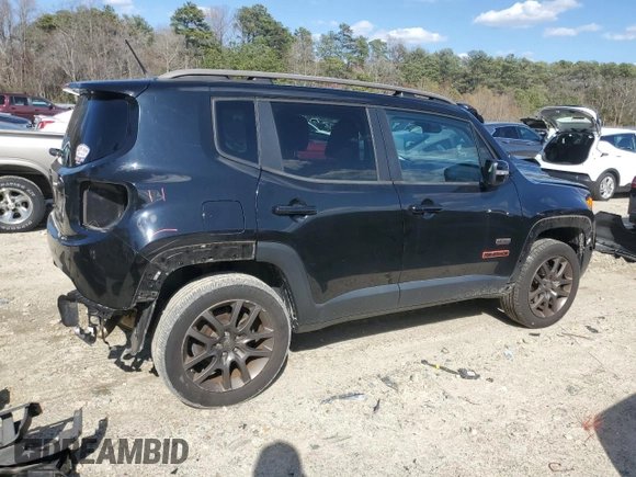 2016 Jeep Renegade Latitude with VIN ZACCJBBT7GPD24726, listed as a Copart auction lot 49718445 with 84,819 mi miles and Salvage Title. Bid and sale history available at carsss.com. Image 3.