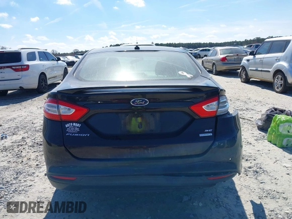 2015 Ford Fusion SE with VIN 3FA6P0HD9FR167131, listed as a IAAI auction lot 41619300 with 88,159 mi miles and . Bid and sale history available at DreamBid. Image 16.