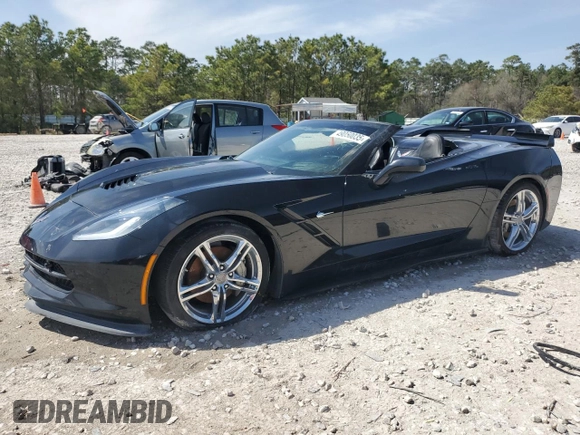 2017 Chevrolet Corvette 3LT with VIN 1G1YF3D70H5123914, listed as a Copart auction lot 49050035 with 64,116 mi miles and Clean Title. Bid and sale history available at carsss.com. Image 1.