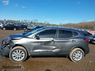 2021 Nissan Rogue Sport S with VIN JN1BJ1AV1MW307396, listed as a IAAI auction lot 41699302 with 34,238 mi miles. Bid and sale history available at carsss.com. Image 14.