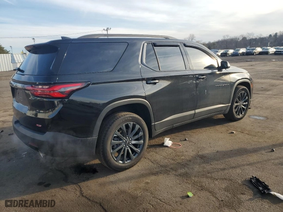 2023 Chevrolet Traverse RS with VIN 1GNEVJKWXPJ251022, listed as a Copart auction lot 48286835 with 34,200 mi miles and Salvage Title. Bid and sale history available at carsss.com. Image 3.