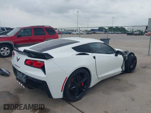 2015 Chevrolet Corvette Z51 3LT with VIN 1G1YL2D76F5112867, listed as a IAAI auction lot 39194815 with 64,225 mi miles. Bid and sale history available at carsss.com. Image 4.