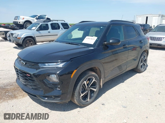 2022 Chevrolet TrailBlazer RS with VIN KL79MTSL9NB033818, listed as a IAAI auction lot 42013033 with 43,260 mi miles and . Bid and sale history available at DreamBid. Image 17.