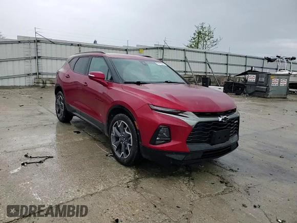 2022 Chevrolet Blazer RS with VIN 3GNKBKRS0NS125686, listed as a Copart auction lot 56734415 with 46,224 mi miles and Salvage title. Bid and sale history available at DreamBid. Image 14.
