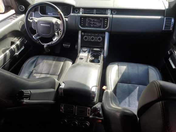 2014 Land Rover Range Rover Supercharged z VIN SALGS2EF9EA138311, wystawiony jako Copart lot #48823855 z przebiegiem 145 406 mil mil oraz Czysty tytuł • Clean title. Historia ofert i sprzedaży dostępna na DreamBid. Obrazek 8.