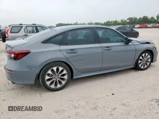 2025 Honda Civic Sport with VIN 2HGFE2F51SH529628, listed as a Copart auction lot 57871165 with Not provided miles and Salvage title. Bid and sale history available at DreamBid. Image 3.