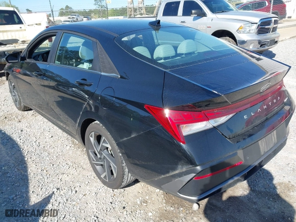 2024 Hyundai Elantra Limited with VIN KMHLP4DG3RU838399, listed as a IAAI auction lot 41988552 with 21,410 mi miles. Bid and sale history available at carsss.com. Image 3.