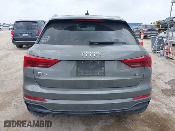 2021 Audi Q3 S line Premium z VIN WA1DECF33M1040282, wystawiony jako IAAI lot #42162587 z przebiegiem 90 509 mil mil oraz . Historia ofert i sprzedaży dostępna na DreamBid. Obrazek 17.