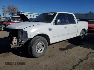 2001 Ford F-150 SuperCrew XLT with VIN 1FTRW07L11KD63578, listed as a Copart auction lot 86533574 with 0 mi miles and Clean Title. Bid and sale history available at carsss.com. Image 1.