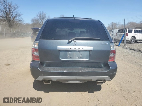 2006 Acura MDX Touring RES w/Navi with VIN 2HNYD18916H518309, listed as a Copart auction lot 48364015 with 170,295 mi miles and Salvage Title. Bid and sale history available at carsss.com. Image 6.
