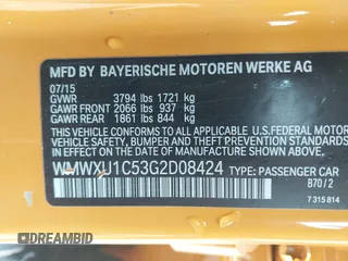2016 MINI Hardtop 4 Door z VIN WMWXU1C53G2D08424, wystawiony jako IAAI lot #42509304 z przebiegiem 97 729 mil mil oraz . Historia ofert i sprzedaży dostępna na DreamBid. Obrazek 9.