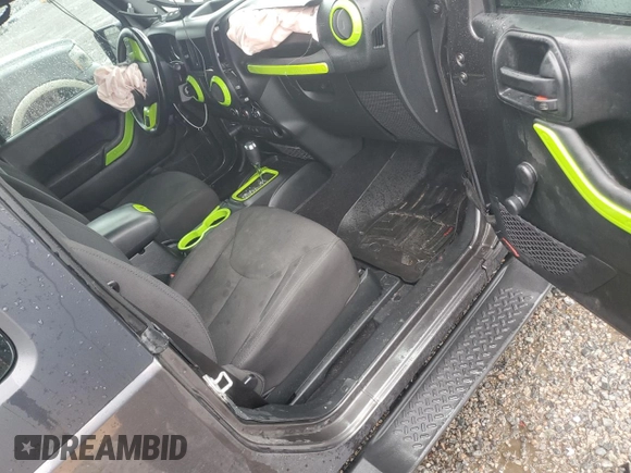 2018 Jeep Wrangler Sport S with VIN 1C4GJWAG9JL929663, listed as a Copart auction lot 46478555 with 159,270 mi miles and Salvage title. Bid and sale history available at DreamBid. Image 8.