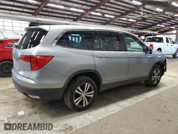 2018 Honda Pilot EX-L with VIN 5FNYF6H53JB005975, listed as a Copart auction lot 46152165 with 78,035 mi miles and Salvage Title. Bid and sale history available at DreamBid. Image 3.