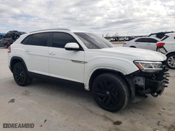 2021 Volkswagen Atlas Cross Sport 2.0T SE w/Technology with VIN 1V2WC2CAXMC233744, listed as a Copart auction lot 88936955 with 85,088 mi miles and Salvage Title. Bid and sale history available at carsss.com. Image 4.
