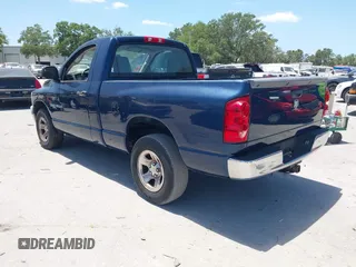 2007 Dodge 1500 ST with VIN 1D7HA16K57J625857, listed as a IAAI auction lot 42167518 with 103,880 mi miles. Bid and sale history available at carsss.com. Image 3.