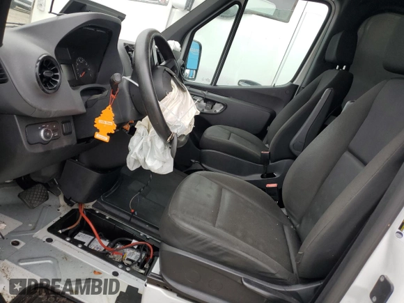 2021 Mercedes-Benz Sprinter Cargo with VIN W1Y70BGY4MT063964, listed as a Copart auction lot 46376145 with Not Provided miles and Salvage Title. Bid and sale history available at carsss.com. Image 7.