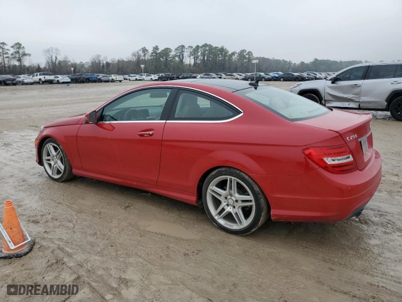 2014 Mercedes-Benz C-Class C 250 with VIN WDDGJ4HB0EG177192, listed as a Copart auction lot 43039705 with 56,261 mi miles and Salvage Title. Bid and sale history available at carsss.com. Image 2.