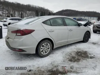 2019 Hyundai Elantra SE with VIN 5NPD74LFXKH419550, listed as a Copart auction lot 87069444 with 49,507 mi miles and Salvage Title. Bid and sale history available at DreamBid. Image 3.