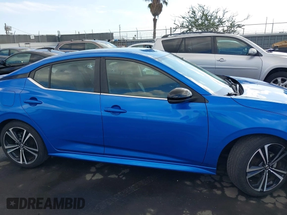 2021 Nissan Sentra SR with VIN 3N1AB8DVXMY227391, listed as a IAAI auction lot 41435540 with 54,225 mi miles. Bid and sale history available at carsss.com. Image 13.