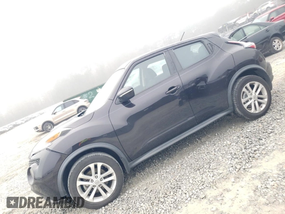 2015 Nissan Juke S with VIN JN8AF5MR8FT513842, listed as a Copart auction lot 49148985 with 91,036 mi miles and Salvage Title. Bid and sale history available at carsss.com. Image 1.