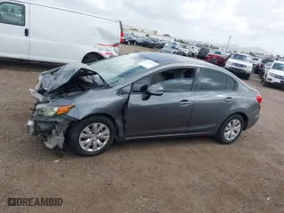 2012 Honda Civic Sdn LX with VIN 19XFB2F56CE376359, listed as a IAAI auction lot 41549725 with 1 mi miles. Bid and sale history available at carsss.com. Image 13.