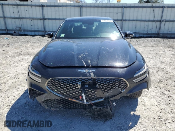 2024 Genesis G70 2.5T with VIN KMTG34SCXRU138219, listed as a Copart auction lot 53567155 with 13,323 mi miles and Salvage title. Bid and sale history available at DreamBid. Image 5.
