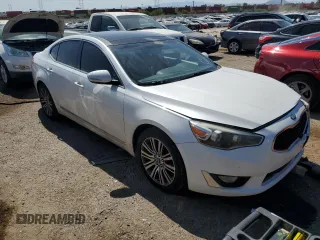 2015 Kia Cadenza Premium with VIN KNALN4D76F5195351, listed as a Copart auction lot 72582884 with 154,080 mi miles and Salvage Title. Bid and sale history available at carsss.com. Image 4.