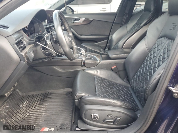 2018 Audi S4 Prestige with VIN WAUC4AF47JA050095, listed as a Copart auction lot 84899774 with 53,117 mi miles and Salvage Title. Bid and sale history available at carsss.com. Image 7.