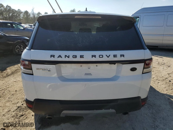 2016 Land Rover Range Rover Sport V6 SE with VIN SALWG2VFXGA633794, listed as a Copart auction lot 43907785 with 0 mi miles and Clean Title. Bid and sale history available at carsss.com. Image 6.