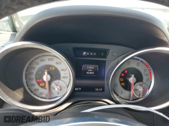2014 Mercedes-Benz SLK 250 with VIN WDDPK4HA4EF088283, listed as a Copart auction lot 55073085 with 42,565 mi miles and Salvage title. Bid and sale history available at DreamBid. Image 9.