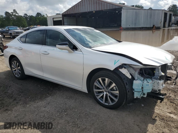 2019 Lexus ES 350 with VIN 58ABZ1B17KU043387, listed as a Copart auction lot 54322675 with 54,473 mi miles and Salvage Title. Bid and sale history available at DreamBid. Image 4.