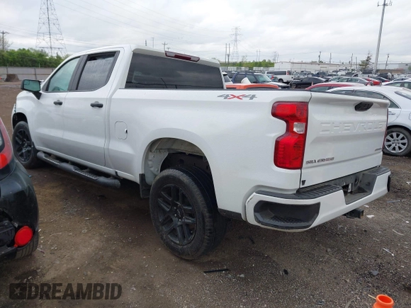 2023 Chevrolet Silverado 1500 Custom with VIN 1GCPDBEK1PZ188073, listed as a IAAI auction lot 42083332 with 75,613 mi miles and . Bid and sale history available at DreamBid. Image 3.