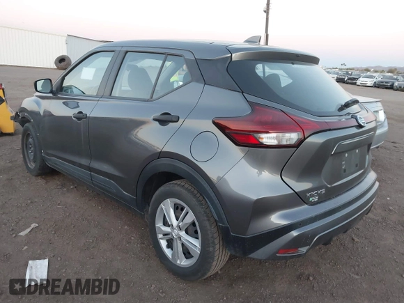 2021 Nissan Kicks S with VIN 3N1CP5BV7ML476661, listed as a IAAI auction lot 41872572 with 82,781 mi miles and . Bid and sale history available at carsss.com. Image 3.