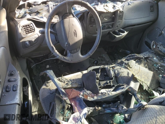 2000 Ford F-150 XL with VIN 1FTZX1720YKA53930, listed as a Copart auction lot 56052925 with Not provided miles and Salvage title. Bid and sale history available at DreamBid. Image 8.