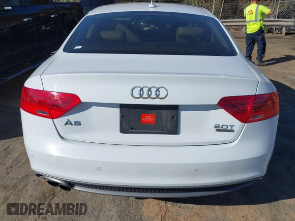 2016 Audi A5 Premium Plus with VIN WAUM2AFR2GA056868, listed as a IAAI auction lot 41764198 with 106,751 mi miles. Bid and sale history available at carsss.com. Image 16.