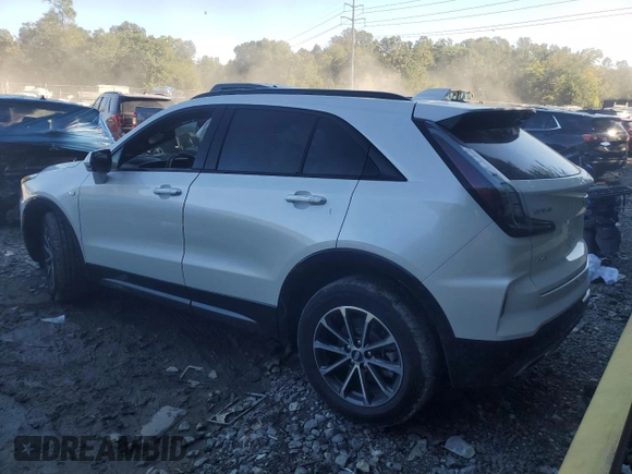 2024 Cadillac XT4 AWD Sport with VIN 1GYFZFR44RF195386, listed as a Copart auction lot 74949924 with 2,693 mi miles and Salvage title. Bid and sale history available at DreamBid. Image 2.