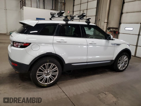 2013 Land Rover Range Rover Evoque Prestige Premium with VIN SALVV2BGXDH708382, listed as a Copart auction lot 55621255 with 138,607 mi miles and Salvage title. Bid and sale history available at DreamBid. Image 3.