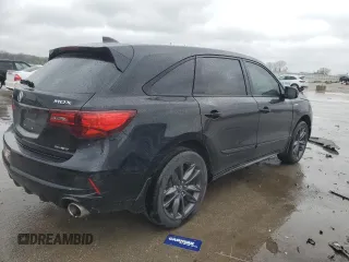 2019 Acura MDX Technology with VIN 5J8YD4H0XKL008399, listed as a Copart auction lot 51506575 with 61,658 mi miles and Salvage title. Bid and sale history available at DreamBid. Image 3.