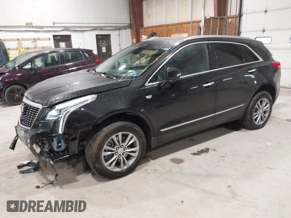 2022 Cadillac XT5 AWD Premium Luxury with VIN 1GYKNDRS8NZ163725, listed as a IAAI auction lot 42295528 with 45,614 mi miles and . Bid and sale history available at DreamBid. Image 2.