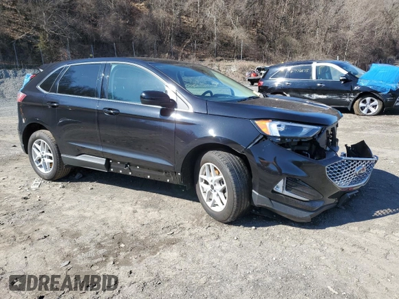 2024 Ford Edge SEL with VIN 2FMPK4J96RBB18137, listed as a Copart auction lot 49495515 with 33,045 mi miles and Salvage Title. Bid and sale history available at carsss.com. Image 4.