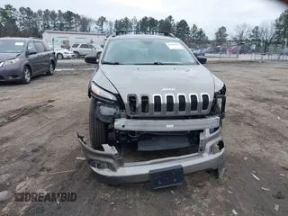 2017 Jeep Cherokee Sport with VIN 1C4PJMAB0HW567739, listed as a IAAI auction lot 41381622 with 120,217 mi miles. Bid and sale history available at carsss.com. Image 12.