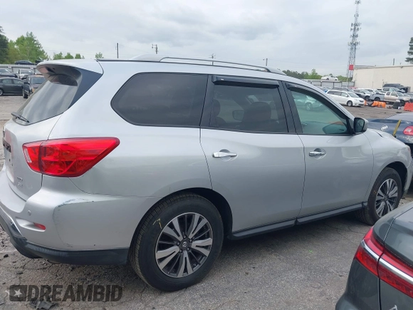 2017 Nissan Pathfinder SV with VIN 5N1DR2MM9HC648975, listed as a IAAI auction lot 42042921 with 125,057 mi miles. Bid and sale history available at carsss.com. Image 13.